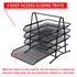 4-Tier Metal Wire Mesh